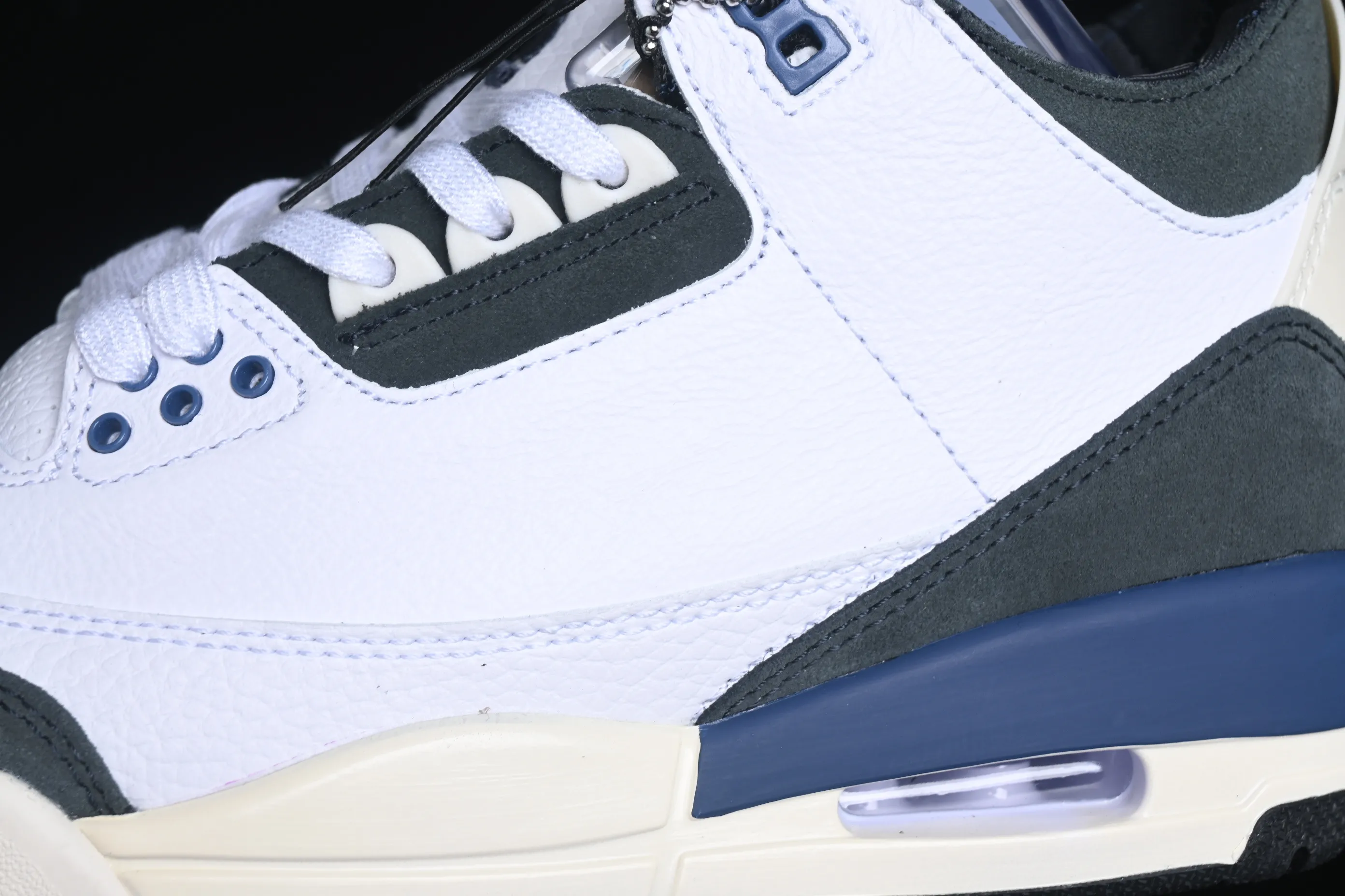 All categories Air Jordan Jordan series basketball shoes Air Jordan 3 Air Jordan 3 Retro OG SP "Diffused Blue" AJ3 Joe 3 white and blue cement HV8571-100